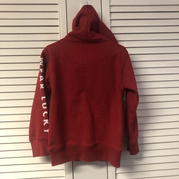 Lucky Size 4/5 Red Pullover Hoodie - Picture 6 of 6